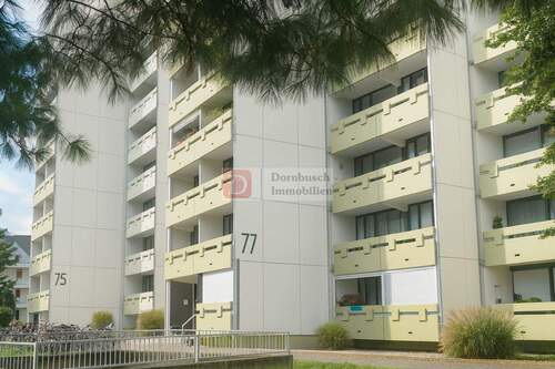 Hausansicht - Top!! City- und EZB-nahe 3-Zimmer-Wohnung mit großer Loggia