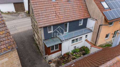 Außenansicht - 5 Zimmer Bauernhaus, Landhaus zum Kaufen in Rot am See / Hausen am Bach