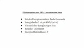 Energieangaben leerstehendes Haus - 