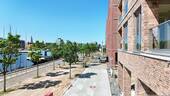 Seitenansicht Richtung City - 2,5-Zimmer-Neubauwohnung an der Kieler Hörn
