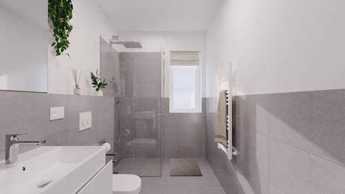 Badezimmer - NIederwerrn 3 Zimmer Wohnung WEH 6