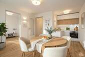 Essbereich-Visualisierung - 1 Zimmer Terrassenwohnung zum Kaufen in München