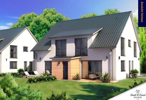 Ansicht hinten.jpg - Großzügiges modernes Wohnen in eleganten Neubau-Doppelhaushälften