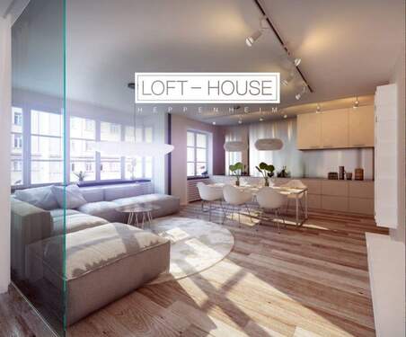 Lofthouse Heppenheim - +++ VERMIETETE EIGENTUMSWOHNUNG MIT LOFT - CHARAKTER UND BALKON +++