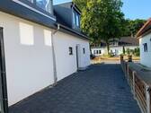 Außenansicht Seite - Reihenendhaus mit 90,00 m&sup2; in Bremen zur Miete