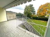 Ansicht Terrassenbalkon mit Rheinblick - 2 Zimmer Terrassenwohnung zur Miete in Bonn