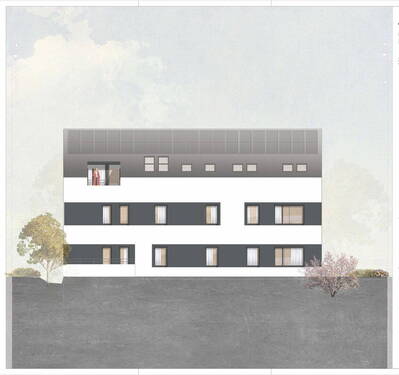 Bild 1 - Moderne 4-Zimmer Wohnung mit Terrasse in Top-Lage und höchste Energieeffizienz nach KfW55EE-Standard