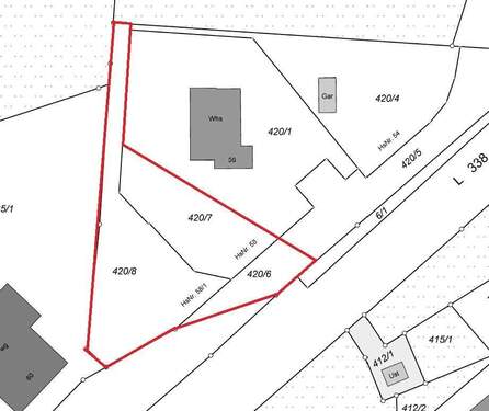 Liegenschaftskarte - 