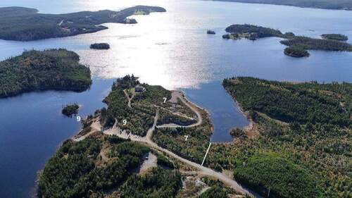 Weitblick über Lot 9, 7 und Inseln - 