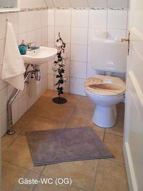 Gäste-WC im Obergeschoss - 