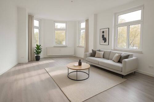 Wohnzimmer KI - *Erstbezug nach Modernisierung: Tolle, helle, 3-ZW + EBK im Gallusviertel*