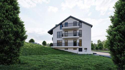 Westansicht - 3 Zimmer Etagenwohnung zum Kaufen in Ingersheim