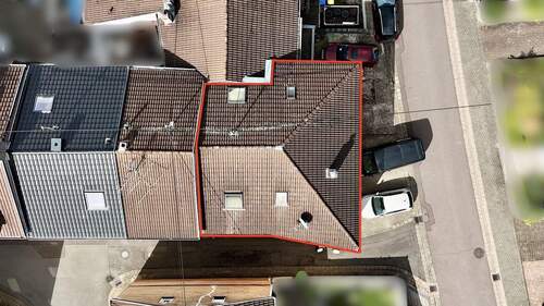 Vogelperspektive - bearbeitet - 7 Zimmer Reihenendhaus zum Kaufen in Rehlingen-Siersburg