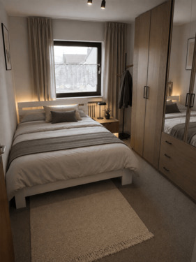 Schlafzimmer - virtually staged - 