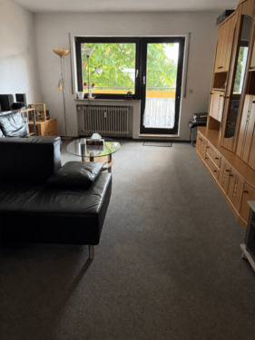 Wohnzimmer - Etagenwohnung mit 60,90 m&sup2; in Vöhringen zum Kaufen