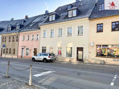 Ansicht straßenseitig - 6 Zimmer Reihenmittelhaus in Schlettau