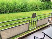 Blick vom Balkon in Garten - 