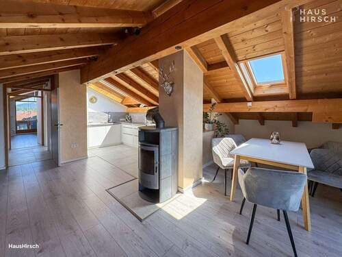 Wohnbereich - 2 Zimmer Etagenwohnung zum Kaufen in Grassau