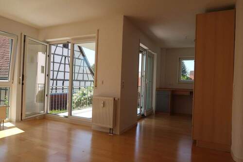 Ausblick Balkon - 3 Zimmer Etagenwohnung in Kusterdingen-Mähringen