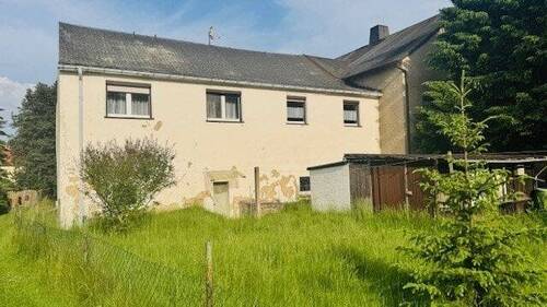 Rückansicht Haus - 5 Zimmer Bauernhaus, Landhaus zum Kaufen in Mügeln