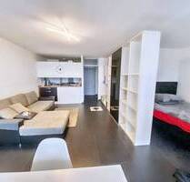 Komfortabel & barrierefrei: 1,5 Zimmer-Wohnung mit Balkon und Dachterrasse-Pool - Neu-Ulm / Ludwigsfeld