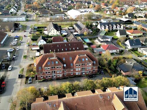Vogelperspektive - Einziehen oder vermieten - Zweizimmerwohnung mit Balkon & Stellplatz