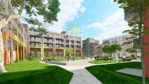 Visualisierung - Stadthaus mit Dachterrasse - 969.000,00 EUR Kaufpreis, ca.  140,50 m² Wohnfläche