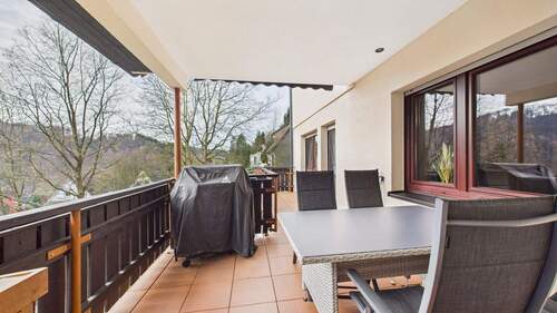 Balkon im Erdgeschoss - 