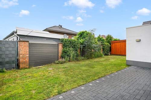 Garten & Terrasse - Doppelhaushälfte mit 142,70 m² in Bohmte zum Kaufen