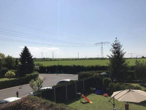 Blick vom Balkon - 3 Zimmer Etagenwohnung in Edersleben