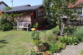 Einladende Holzhütte - 