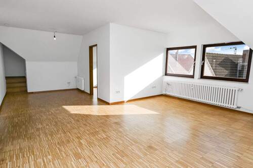 Wohn- und Esszimmer - Tolle 3-Zimmer Wohnung über den Dächern der Herforder Altstadt!