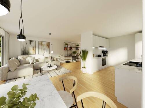 Wohn- und Essbereich - 5 Zimmer Einfamilienhaus in Krefeld / Bockum