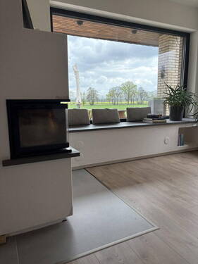Wohnzimmer EG mit Grundofen - 
