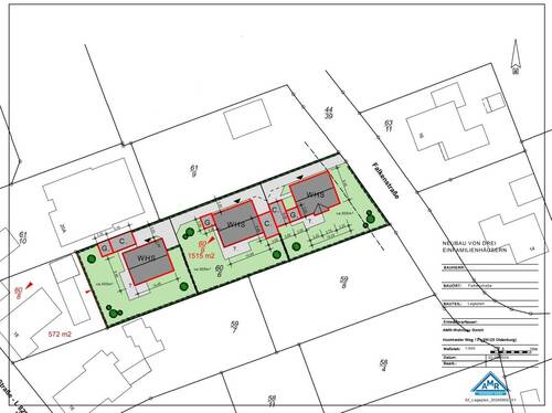Lageplan_Falkenstraße_17_EFH - Haus in Apen Augustfehn - 477.000,00 EUR Kaufpreis, ca.  166,00 m² Wohnfläche