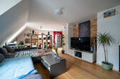 Wohnzimmer - 2 Zimmer Etagenwohnung zum Kaufen in Neuenstein