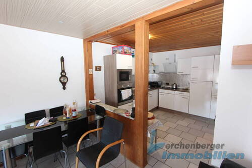 Küche mit Essbereich - 3 Zimmer Etagenwohnung zum Kaufen in Plattling