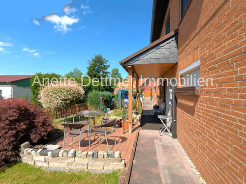 Terrasse am Hauseingang - Ruhig und idyllisch wohnen in Alfeld OT Brunkensen