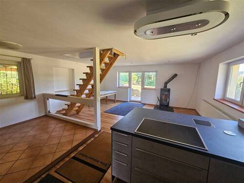 Blick von der Küche - Einfamilienhaus mit 115,00 m&sup2; in Heidenheim zum Kaufen