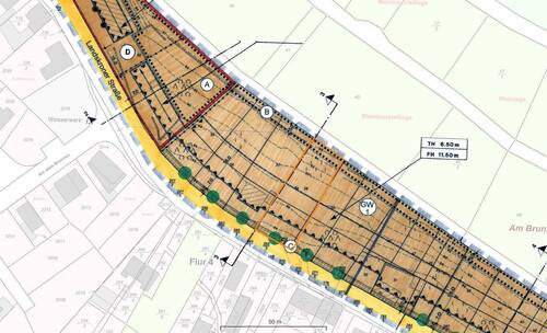 Bebauungsplan ©GeoBasis-DE - Grundstück in Heppingen