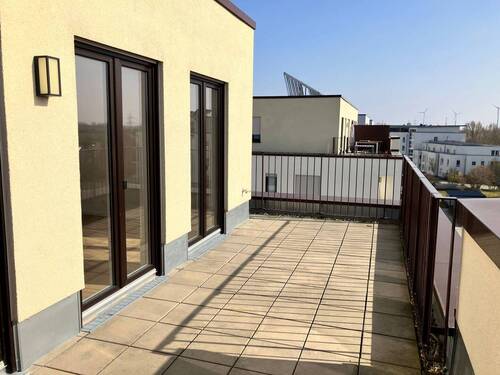 Muster - Stilvolles Wohnen mit Dachterrasse - 2-Zimmer-Highlight im Nauener Wohnquartier 'WOHNEN AN DEN MÜHLENSTÜCKEN'