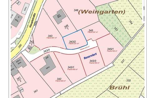 Lageplan Flst. 343-2 - 