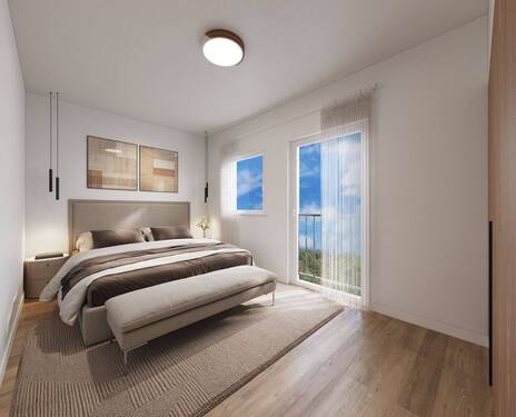 Schlafzimmer - Reihenmittelhaus mit 137,00 m&sup2; in München zum Kaufen