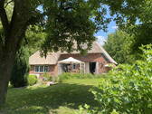 Gartenansicht 1, Sonnenseite - 5 Zimmer Bauernhaus, Landhaus in Sierksdorf