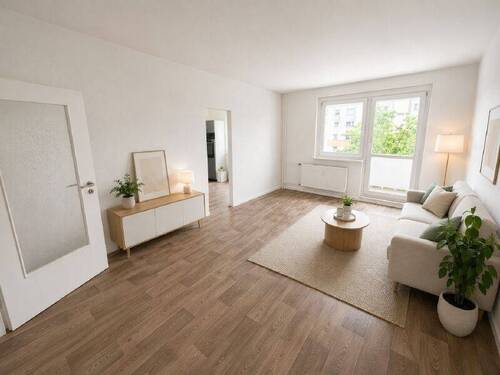 Wohnzimmer - 3 Zimmer Etagenwohnung zur Miete in Gera