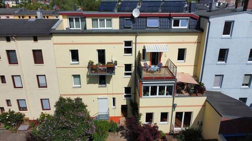 Gartenansicht - 2 Zimmer Etagenwohnung zum Kaufen in Lübeck