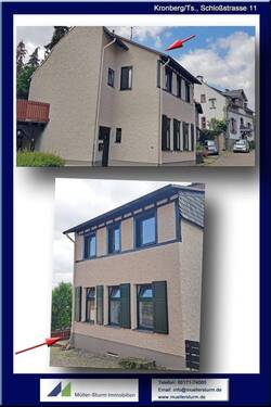 Kronberg Schloßstrasse 11 02 Ansicht vorn 1.jpg - 3 Zimmer Mehrfamilienhaus, Wohnhaus in Kronberg