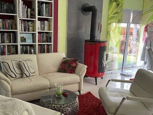 Gemütliche Sitzecke am Kaminofen - 