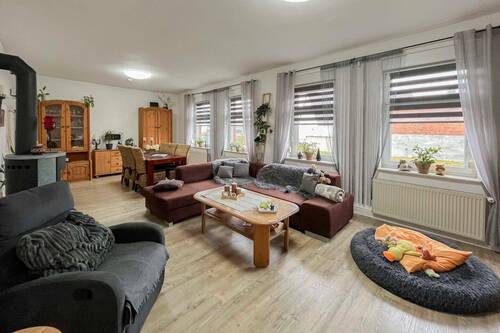 Wohnzimmer - Einfamilienhaus mit 133,10 m&sup2; in Wandlitz zum Kaufen