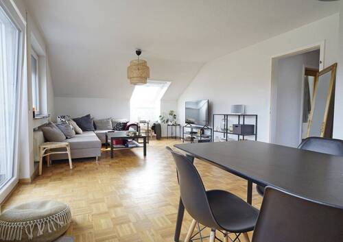 Wohn-Essbereich - 2 Zimmer Etagenwohnung zur Miete in Stuttgart-Büsnau